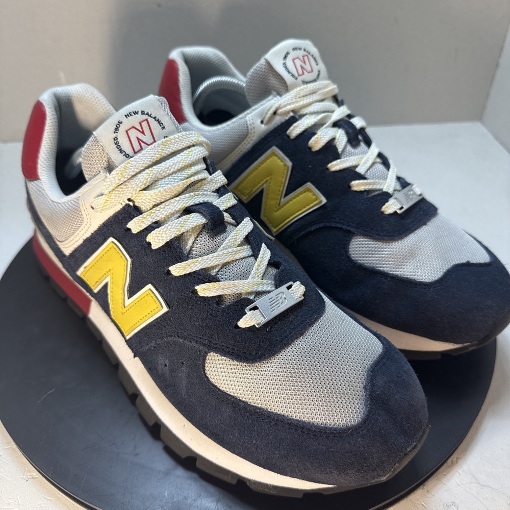 New Balance 574 Rugged Blue Yellow Red ML574DVR Men's Size 11 D Sneakers Shoes